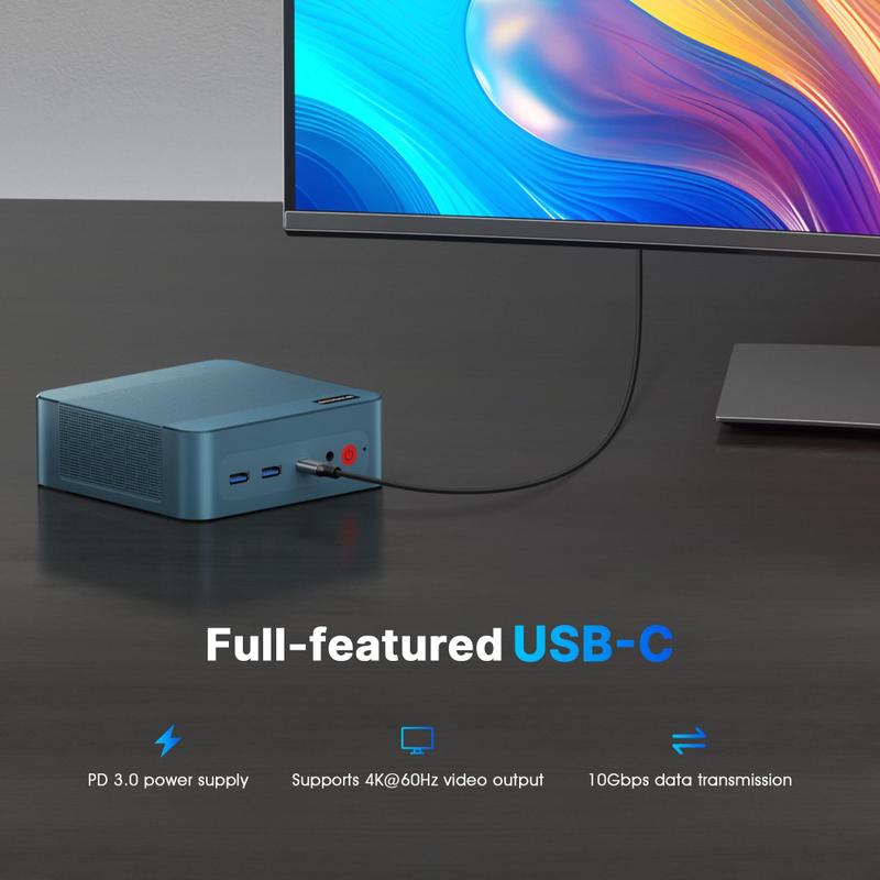 Mini PC BOSGAME P2 Intel Core i5 12600H 32 GB de RAM 512 GB SSD